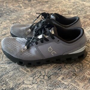 On Cloud X4 Training Shoe - Women’s Gray and Black Athletic Shoes